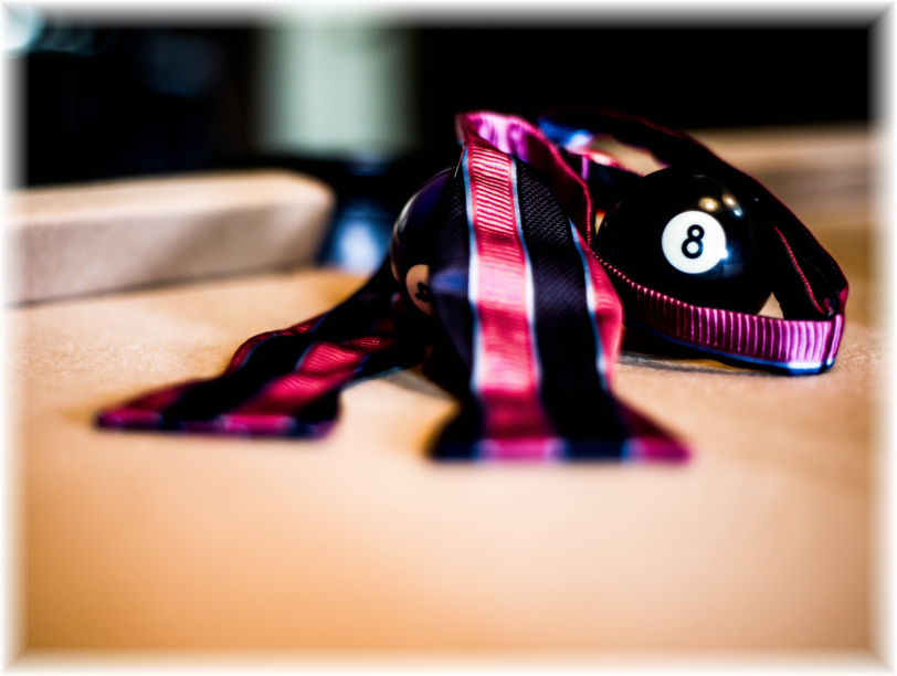 Belpasso - Navy Blue and Pink Striped Mogador Silk Self Tie Bow Tie