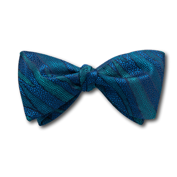 Carlo Franco Layers Of Nature - Blue & Teal Grean Bow
