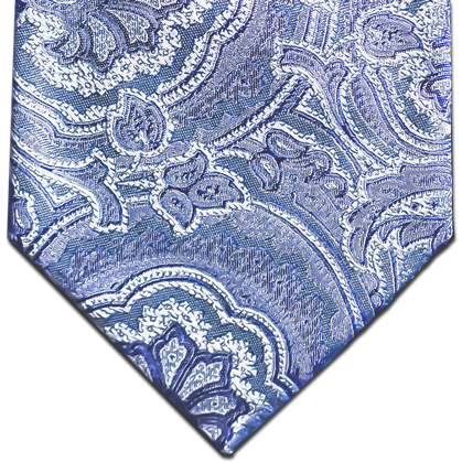 Modica - Baby Blue and Medium Paisley Silk