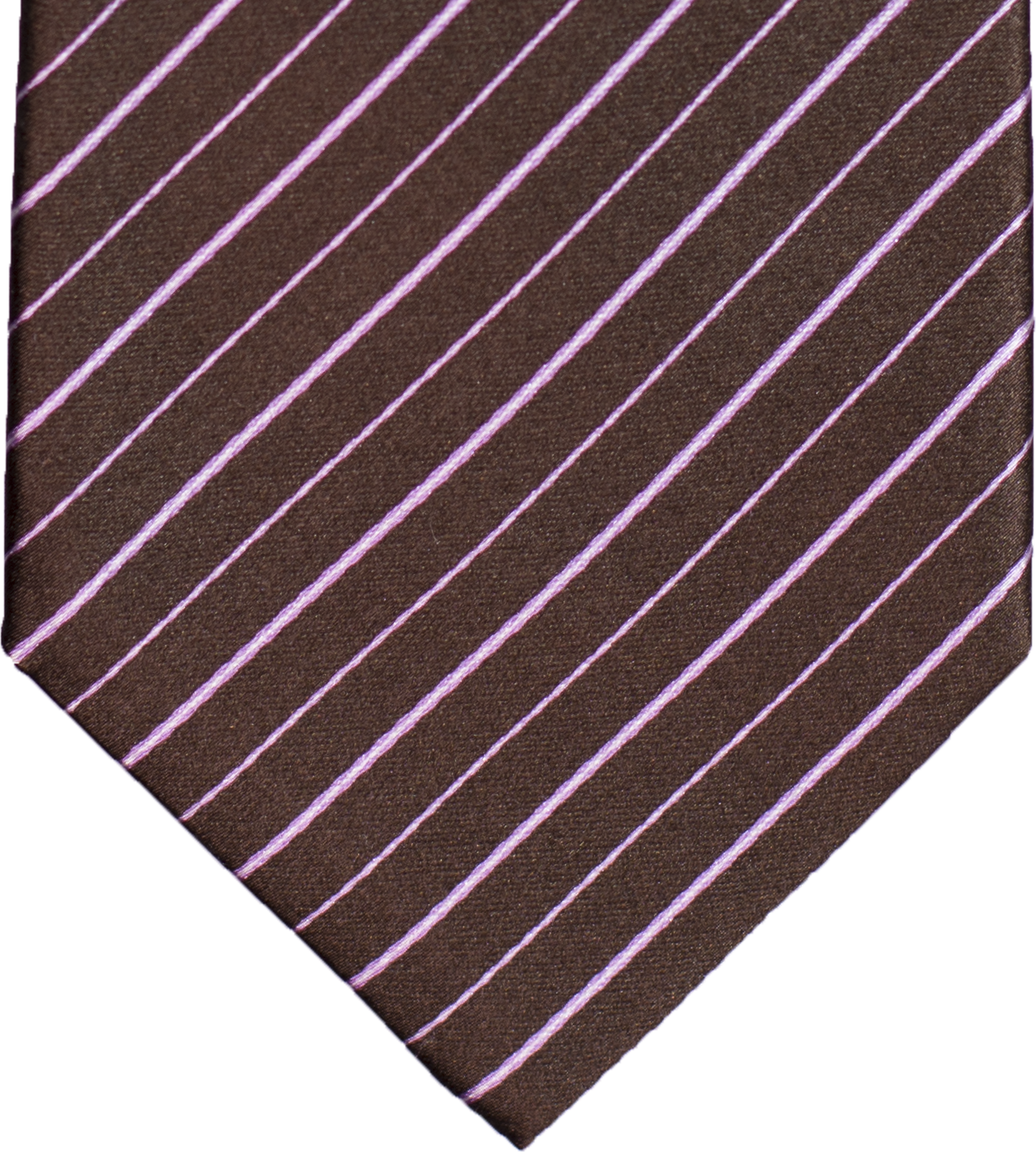 Sortino - Chocolate Brown with Pink and White Silk Bow Tie