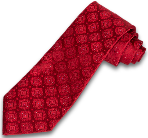 Vittoria - Red Silk Medallion