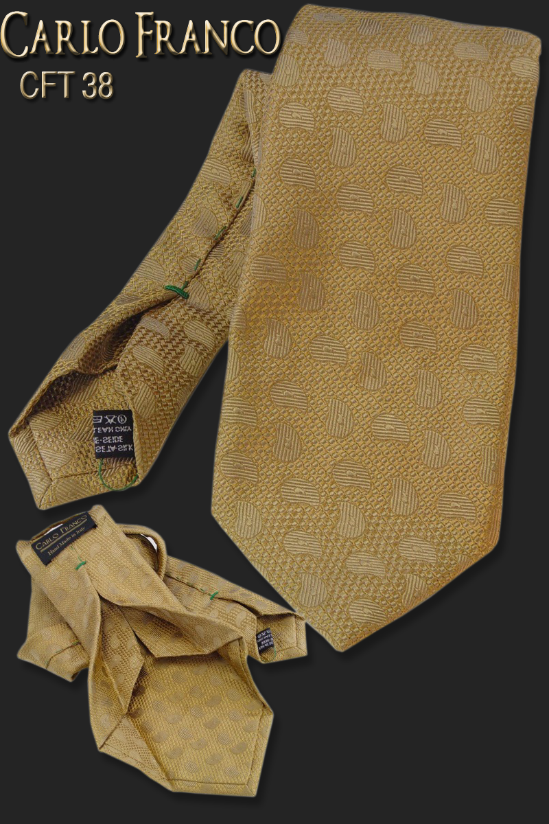 Solid gold textured